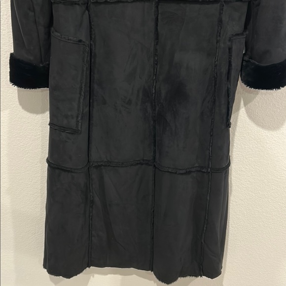 Vintage The Big Chill Elegant Black Trench Coat - Picture 11 of 12